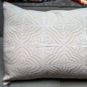 Indian Boho Hand Cutwork Sham